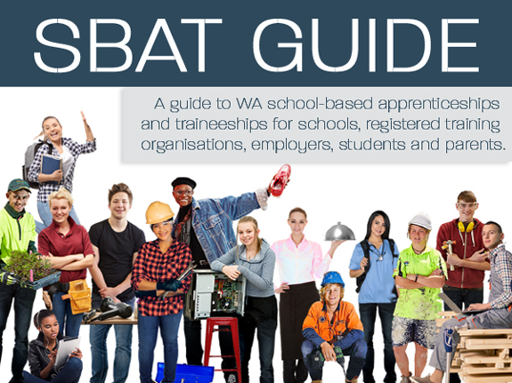 School based apprenticeship traineeship guide image of booklet.