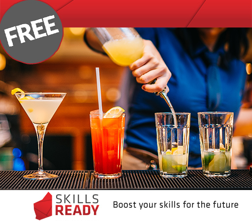 Free job ready courses in tourism and hospitality.