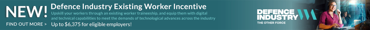 "Find out more about the Defence Industry Existing Worker Incentive (DIEWI) program"